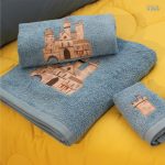 Jogo de Banho GOLFIER CASTELO | Azul | 3 peças | PiuBelle