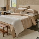 Colcha ELOISE | Bege Linho | Cetim Algodão 300 Fios | Bovi - Image 2