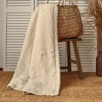 Colcha CRETA | Bege Flax | 100% Linho | Bovi - Image 2