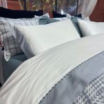 Jogo de Lençóis AMITY | Azul | Cetim Algodão 300 fios | PiuBelle