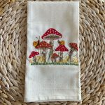 Pano COGUMELOS | Bege | Tela/Loiça | Suspiro D´Algodão - Image 2