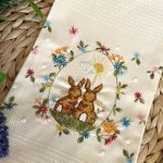 Pano COELHOS DO CAMPO | Bege | Tela / loiça | Suspiro d´Algodão - Image 2