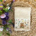 Pano COELHOS DO CAMPO | Bege | Turco | Suspiro d´Algodão