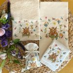 Pano COELHOS DO CAMPO | Bege | Turco | Suspiro d´Algodão - Image 3