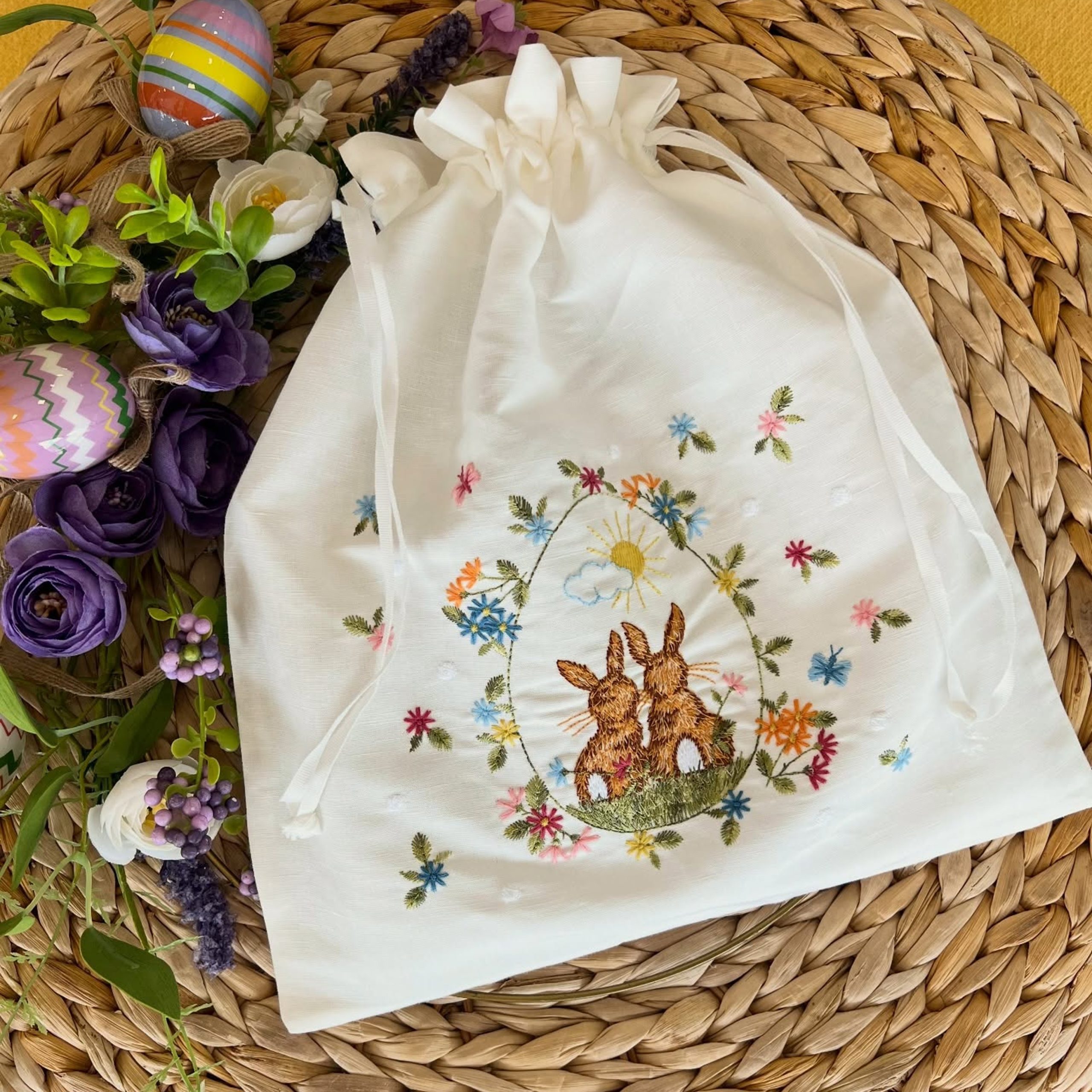 bolsa-saca-linho-coelhos-do-campo-SUSPIRO-D-ALGODAO-1 Saca COELHOS DO CAMPO | Linho | Suspiro d´Algodão - Image 1