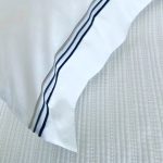 Jogo de Lençóis COORDING SANTORINI | Azul | Percal 200 fios | Piubelle - Image 3