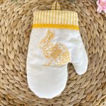 Luva 2 COELHOS | Amarelo | Decorlar