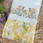 Pano JARDIM AMARELO | Favo/Loiça | Decorlar