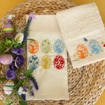 Pano OVOS COLORIDOS | Bege | Tela / loiça | Suspiro d´Algodão - Image 3