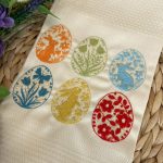 Pano OVOS COLORIDOS | Bege | Tela / loiça | Suspiro d´Algodão - Image 2