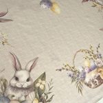 Toalha de Mesa COELHOS PÁSCOA | Algodão - Image 3