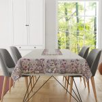 Toalha de Mesa COELHOS PÁSCOA | Rosa | Algodão - Image 3