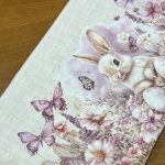 Toalha de Mesa COELHOS PÁSCOA | Rosa | Algodão - Image 2