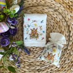 Toalhete COELHOS DO CAMPO | Branco | 30x30cm | Pack 3 | Suspiro d´Algodão - Image 2