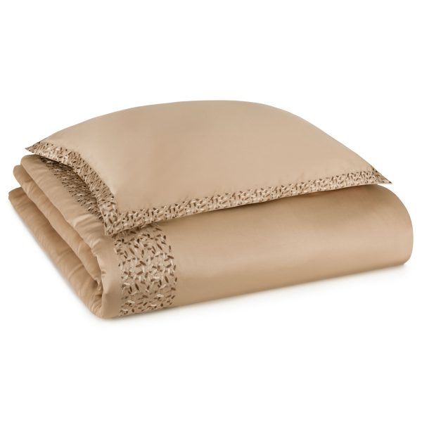 Capa de Edredon CARMEN | Gengibre | Cetim Algodão 300 fios | Bovi