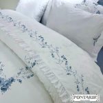 Jogo de Lençóis ROSELLA | Azul | Percal 200 fios | PiuBelle - Image 3