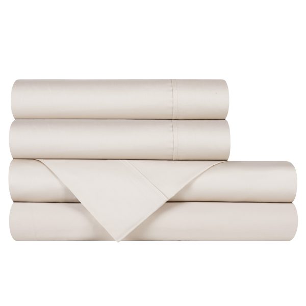 Jogo de Lençóis ESTATE | Latte | Cetim 500 fios | Bovi