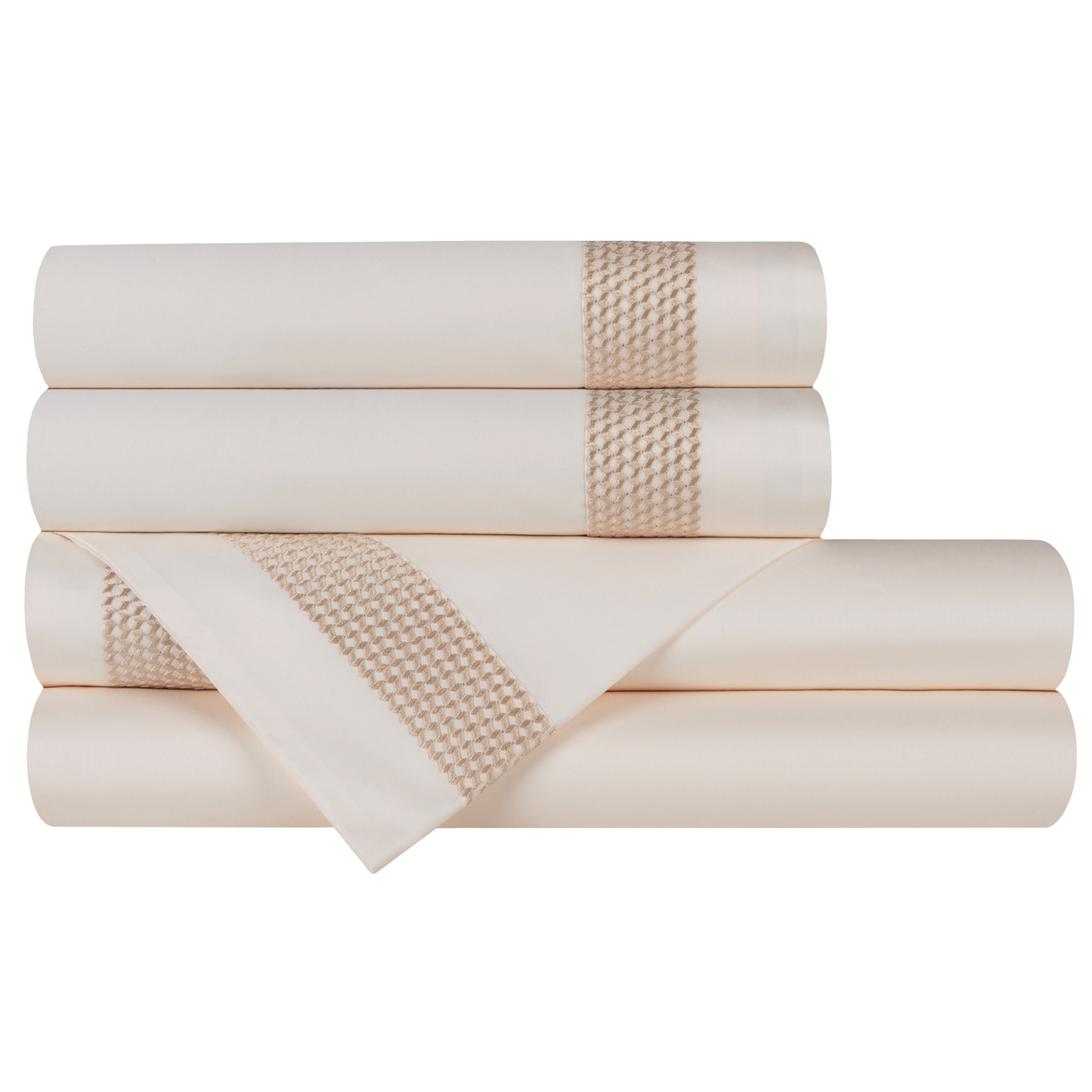 lencois-cama-ROSSIO-cetim-algodao-300-fios-perola-Bovi-1 Jogo de Lençóis ROSSIO | Marfim | Cetim 300 Fios | Bovi - Image 1