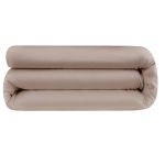 Capa de Edredon VINCENT | Taupe | Cetim Algodão 300 fios | Bovi - Image 2