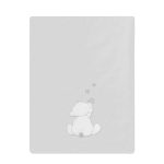 Edredon Mini Berço TEDDY | Cinza | Petit Praia